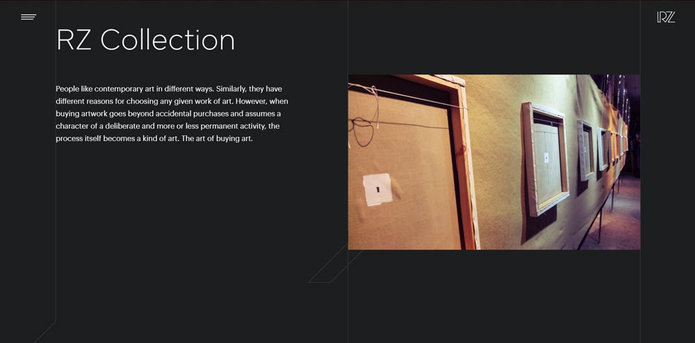 Accueil du site RZ Collection
