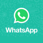 Affichage du logo de la messagerie WhatsApp