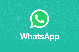 Affichage du logo de la messagerie WhatsApp