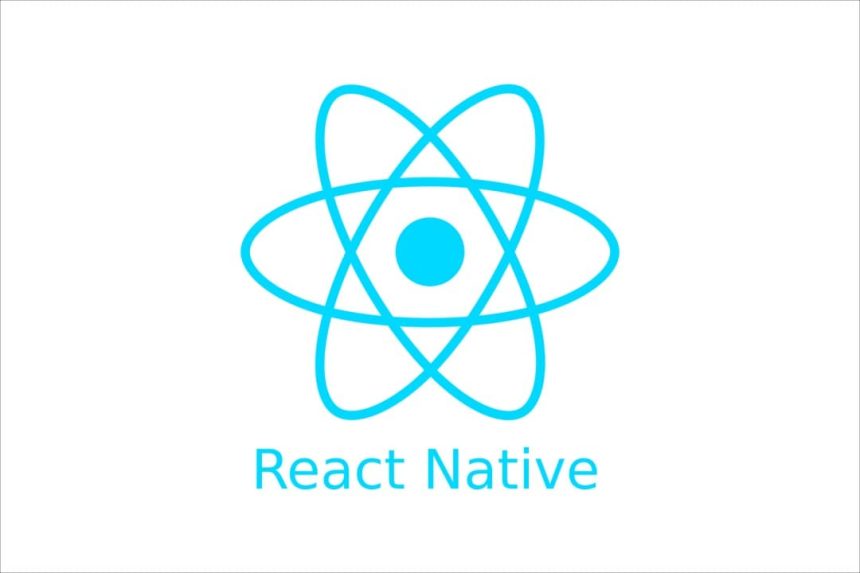 logo react native bleu clair