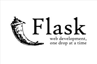 Logo noir et blanc contenant un piment et le slogan en anglais "web development, one drop at a time"