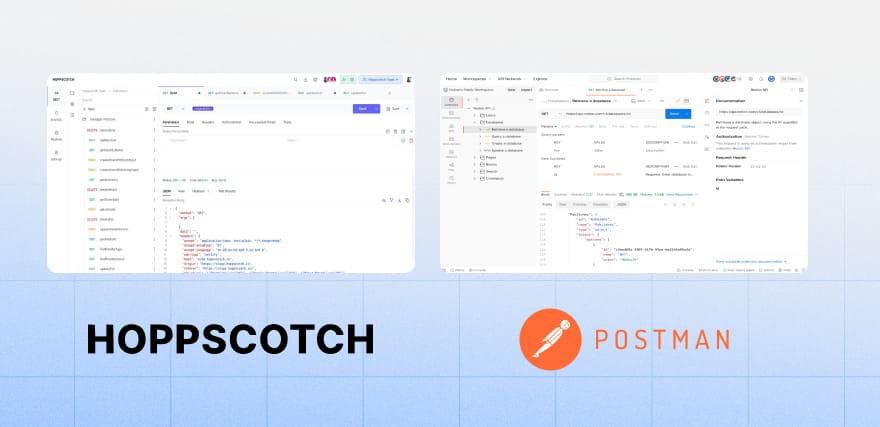 Comparaison Hoppscocth open source et Postma