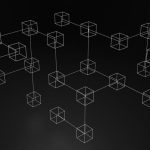 représentation de la blockchain par des cubes reliés entre eux