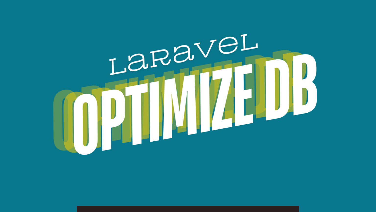 laravel optimize db